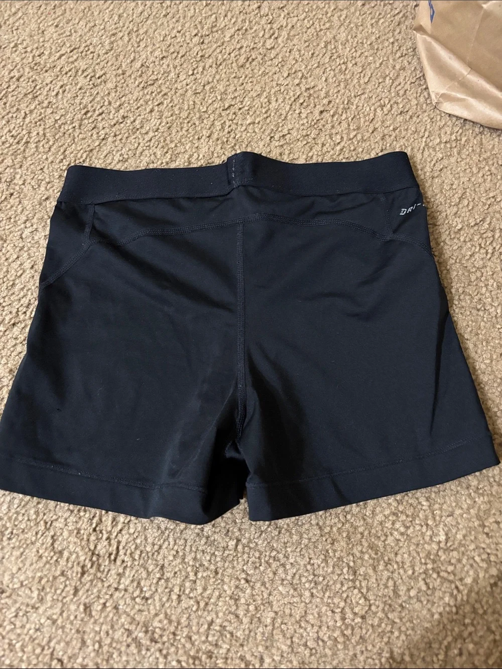 Black Womens Nike Pro 3in Spandex